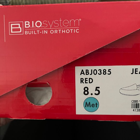 ABEO Jean II Flats Red 8.5 - Picture 6 of 6